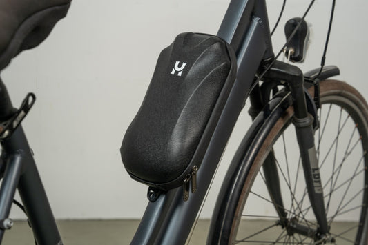 The Ultimate Convenience: A Small Bag Safely Attached to Your Bike